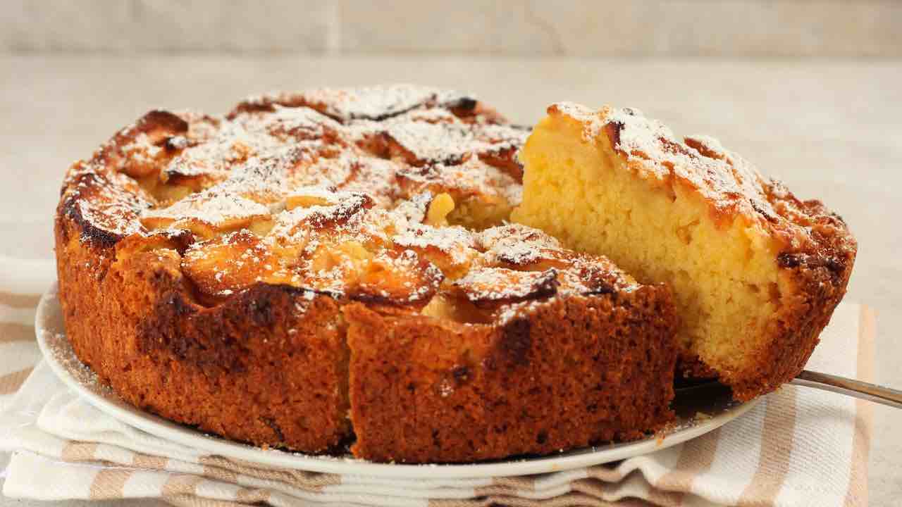 torta di mele senza burro